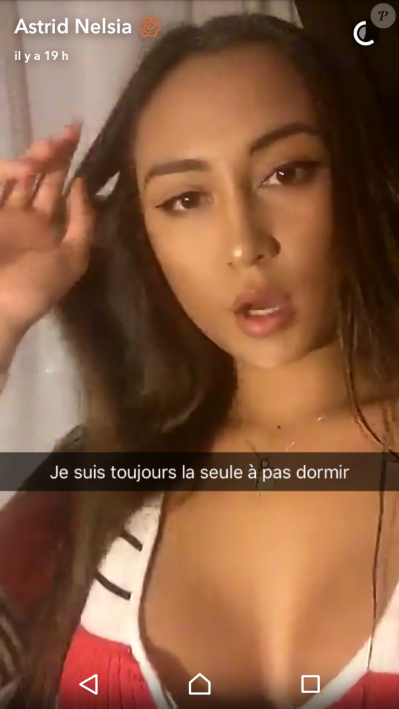 Astrid des "Princes de l'amour 4" sur Snapchat, 15 février 2017