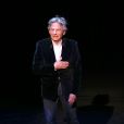 Roman Polanski lors du lancement de la comédie musicale "Le Bal des Vampires" au théâtre Mogador à Paris, le 17 mars 2014.