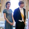 La princesse Tessy et le prince Louis de Luxembourg lors de la réception de la Fête nationale. Louis et Tessy ont annoncé en janvier 2017 leur divorce, prononcé moins d'un mois après à Londres. © Polet/Reporters/ABACAPRESS.COM