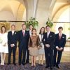 Photo de famille lors du mariage du prince Louis et de la princesse Tessy de Luxembourg, en septembre 2016. Louis et Tessy ont annoncé en janvier 2017 leur divorce, prononcé moins d'un mois après à Londres.