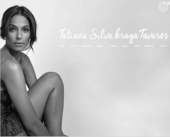 Tatiana Silva, ex-Miss Belgique (2005) et ex-compagne du chanteur Stromae, a été recrutée par TF1 comme Miss Météo ! Photo Instagram Tatiana Silva, capture d'écran de son site officiel, 2016.