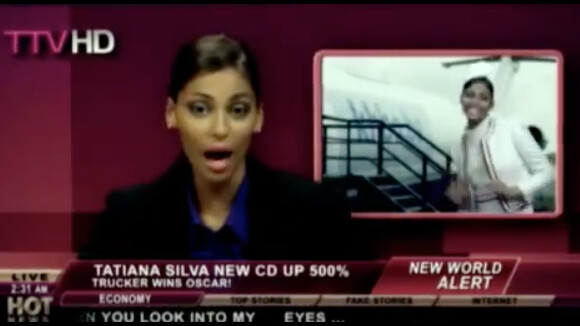 Tatiana Silva dans son clip  "I Can't Wait", en 2008.