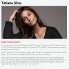 Tatiana Silva, nouvelle Miss météo de TF1, est également ambassadrice de la marque de lingerie Vela. Capture d'écran du site officiel de la marque.