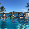 Scottie Pippen et sa femme Larsa sont partis en vacances dans les Iles Vierges à partir du 14 février 2017, avec leurs quatre enfants Preston, Sophia, Scottie Jr. et Justin. Photo Instagram.