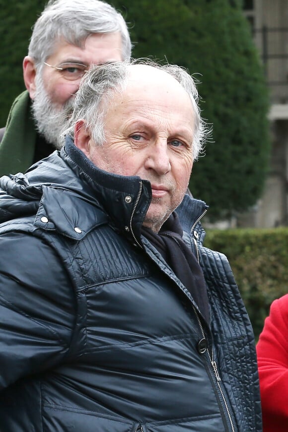 Roger Knobelspiess - Obsèques de François Cavanna au Père Lachaise à Paris. Le 6 fÈvrier 2014