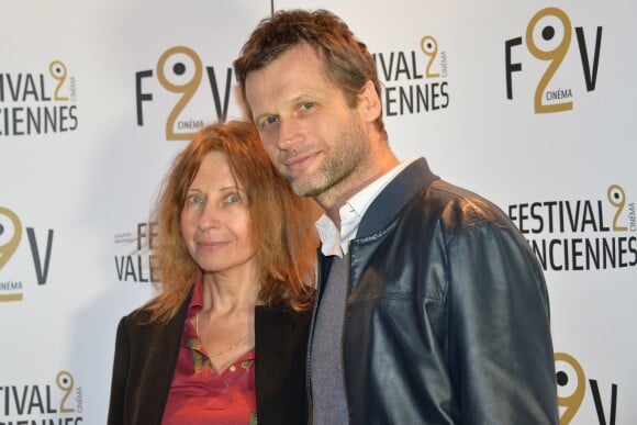 L'actrice Marie Rivière et Robert Plagnol - Projection du fim "Le labyrinthe du Silence" de Giulio Ricciarelli lors du festival 2 cinéma de Valenciennes, le 26 mars 2015.
