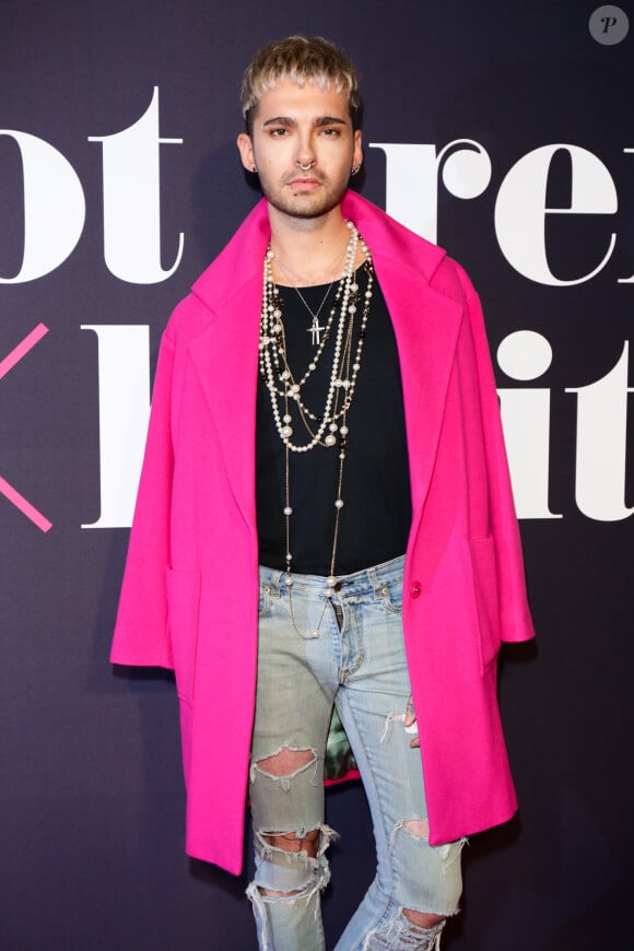 Bill Kaulitz (Tokio Hotel) au défilé "Maybelline Hot Trends Xhbition 2017" lors de la Mercedes-Benz fashion week de Berlin, Allemagne, le 16 janvier 2017.