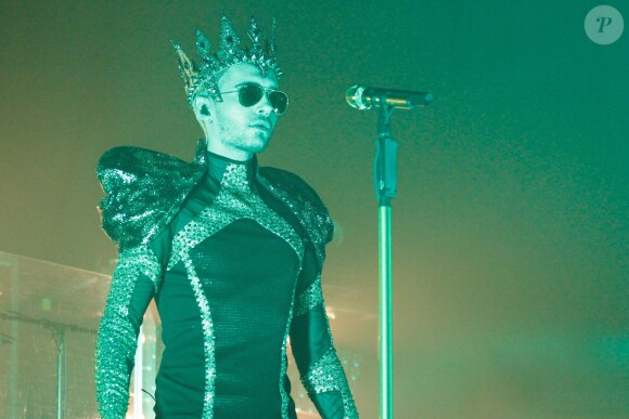 Bill Kaulitz - Le groupe Tokio Hotel en concert au Trianon à Paris le 11 mars 2015