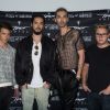 Georg Listing, Tom Kaulitz, Bill Kaulitz, Gustav Schäfer - Le Groupe "Tokio Hotel" fait la promotion de son nouvel album "Kings of Suburbia" à Berlin. Le 2 octobre 2014