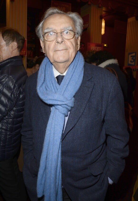 Exclusif - Bernard Pivot - People à la générale de la pièce "A torts et à raison" au théâtre Hébertot à Paris le 25 janvier 2016.