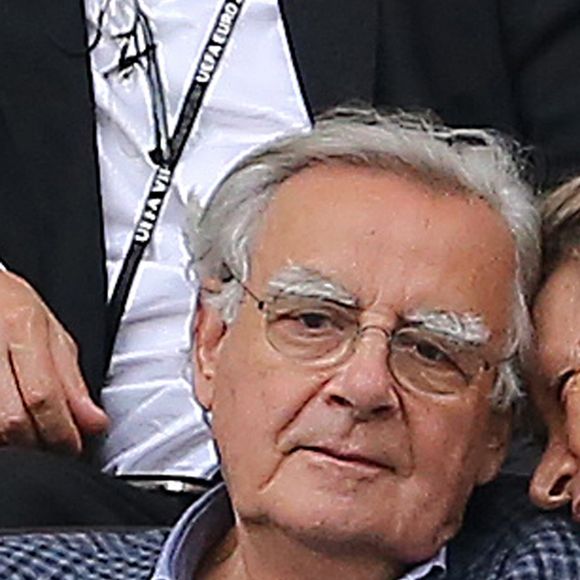 Bernard Pivot au match de l'Euro 2016 Angleterre-Russie au Stade Vélodrome à Marseille, le 11 juin 2016.