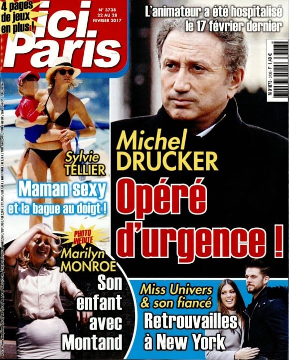 Couverture du magazine "Ici Paris" en kiosque le 22 février 2017