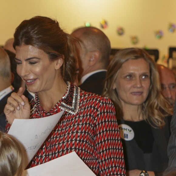 Le roi Felipe VI et la reine Letizia d'Espagne inauguraient avec le président argentin Mauricio Macri et son épouse Juliana Awada le Salon d'art contemporain ARCOMadrid le 23 février 2017.