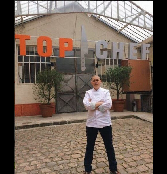 Julien Wauthier lors du tournage de "Top Chef 2017", Instagram