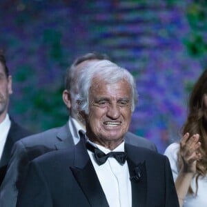 Jean-Paul Rouve, Jean-Paul Belmondo (Smoking Dior, chaussures Carvil) , Alice Pol - 42ème cérémonie des César à la salle Pleyel à Paris le 24 février 2017. © Olivier Borde / Dominique Jacovides / Bestimage