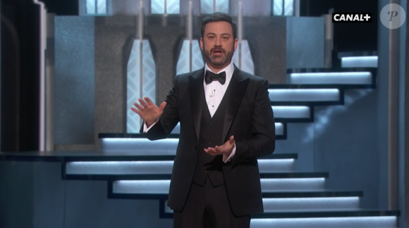 Jimmy Kimmel pendant la cérémonie des Oscars 2017.