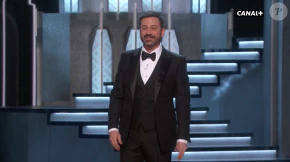 Jimmy Kimmel pendant la cérémonie des Oscars 2017.