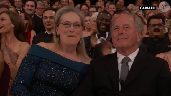 Meryl Streep pendant la cérémonie des Oscars 2017.