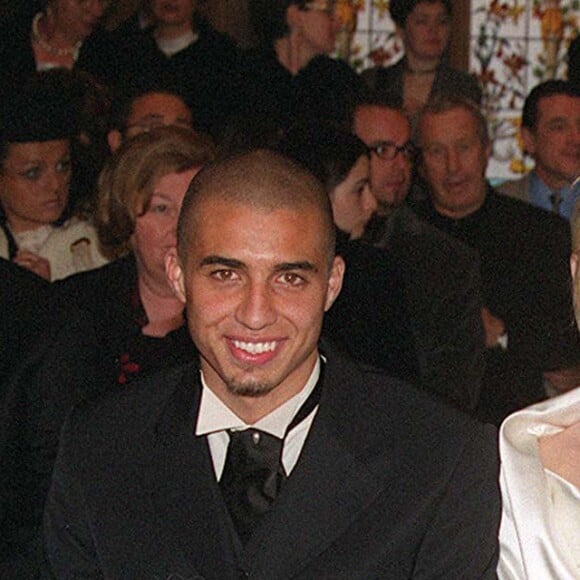 David Trezeguet et Beatriz (Beatrice) Villalba lors de leur mariage en 2000 à Monaco.