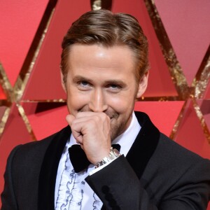 Ryan Gosling sur le tapis rouge des Oscars au Dolby Theatre, Los Angeles, le 26 février 2017.