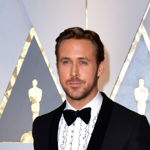 Ryan Gosling sur le tapis rouge des Oscars au Dolby Theatre, Los Angeles, le 26 février 2017.