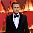 Ryan Gosling sur le tapis rouge des Oscars au Dolby Theatre, Los Angeles, le 26 février 2017.
