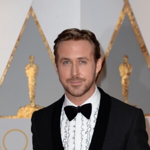 Ryan Gosling sur le tapis rouge des Oscars au Dolby Theatre, Los Angeles, le 26 février 2017.