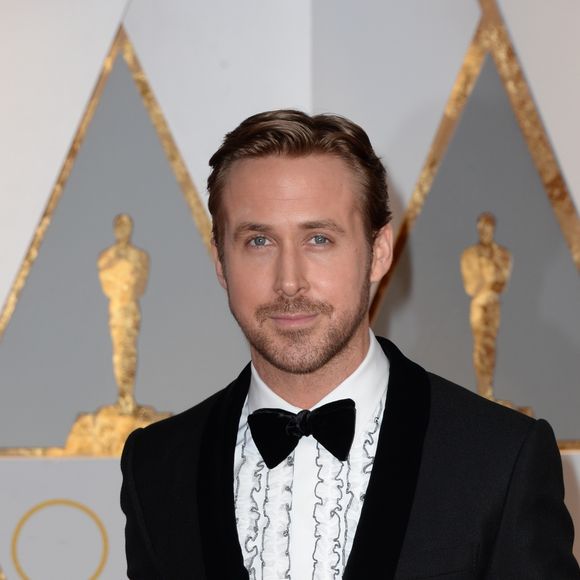 Ryan Gosling sur le tapis rouge des Oscars au Dolby Theatre, Los Angeles, le 26 février 2017.