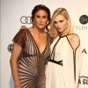 Caitlyn Jenner et Andreja Pejic - Soirée de projection des 89e Oscars de la Elton John AIDS Foundation 2017 à West Hollywood le 26 février 2017.