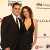 Melina Kanakaredes et son mari Peter Constantinides - Soirée Elton John AIDS Foundation 2017 lors de la 89e cérémonie des Oscars à West Hollywood le 26 février 2017.