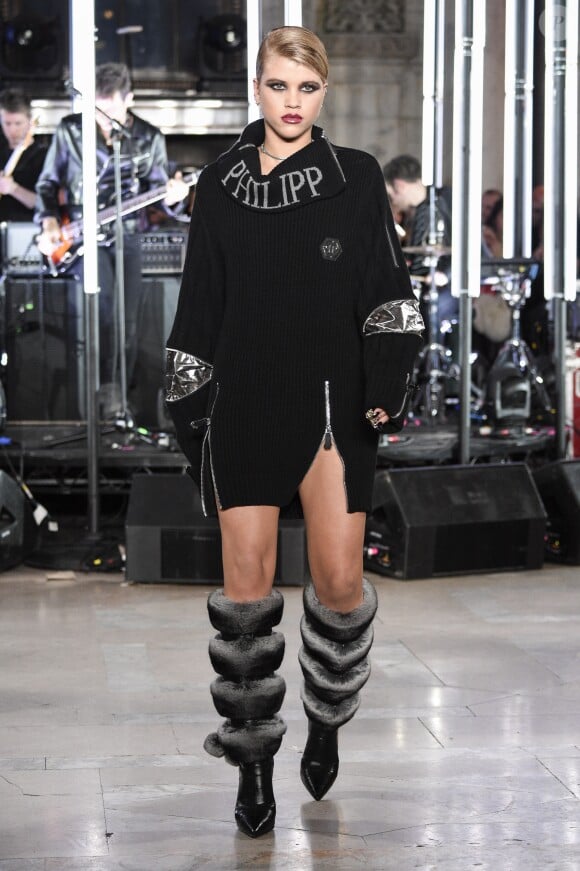 Sofia Richie au Défilé de mode Philipp Plein collection prêt-à-porter Automne Hiver 2017-2018 lors de la fashion week à New York, le 13 février 2017.