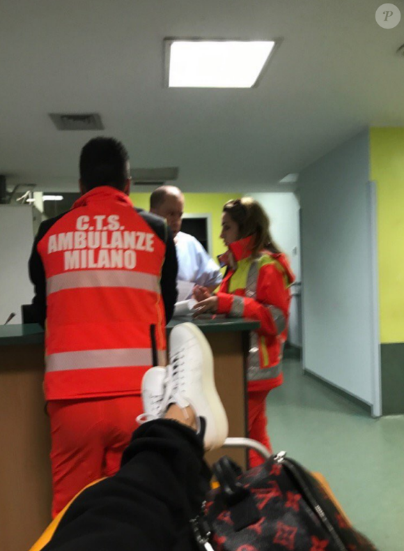 Sofia Richie aux urgences de Milan. La fille de Lionel Richie a été hospitalisée pour une intoxication alimentaire le 27 février 2017