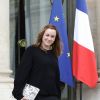 Axelle Lemaire (enceinte) - Sorties du conseil des ministres du mercredi 27 avril au palais de l'Elysée à Paris. © Stéphane Lemouton / Bestimage