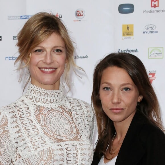 Les actrices Laura Smet et Alexia Barlier pour le film "Imposture" lors du 19ème festival des créations télévisuelles de Luchon, France, le 2 février 2017. © Patrick Bernard/Bestimage