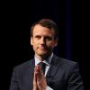 Emmanuel Macron, leader du mouvement " En Marche ", candidat à l'élection présidentielle lors de son meeting à Angers, France, le 28 février 2017. © Patrick Bernard/Bestimage