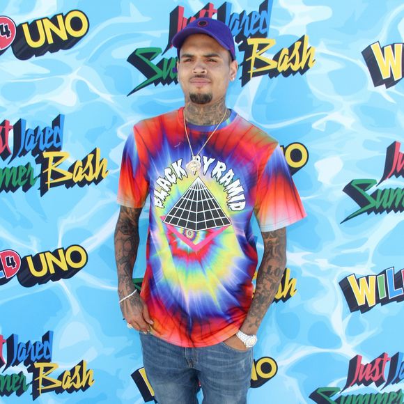 Chris Brown - Célébrités lors de la soirée "Just Jared Summer Bash" à Los Angeles le 13 aout 2016.