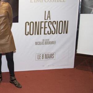 Alessandra Sublet à la première de "La Confession" au cinéma UGC des Halles à Paris, le 2 mars 2017. © Pierre Perusseau/Bestimage