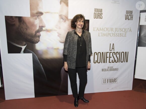 Anne Le Ny à la première de "La Confession" au cinéma UGC des Halles à Paris, le 2 mars 2017. © Pierre Perusseau/Bestimage