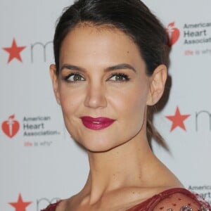 Katie Holmes à la soirée American Heart Association's Go Red For Women Red Dress Collection 2017 à New York le 9 février 2017