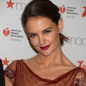 Katie Holmes à la soirée American Heart Association's Go Red For Women Red Dress Collection 2017 à New York le 9 février 2017