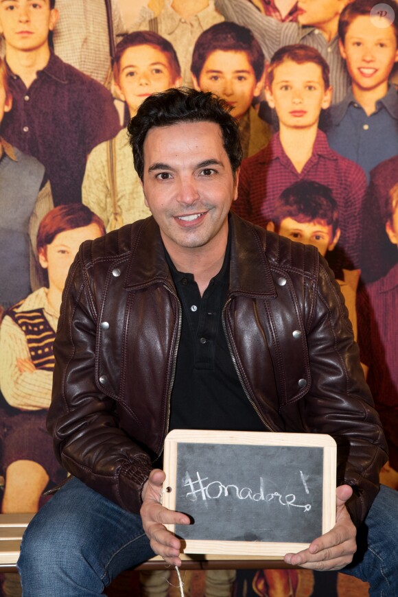 Exclusif - Kamel Ouali à la générale de la comédie musicale Les Choristes au théâtre des Folies Bergère à Paris, France, le 2 mars 2017.