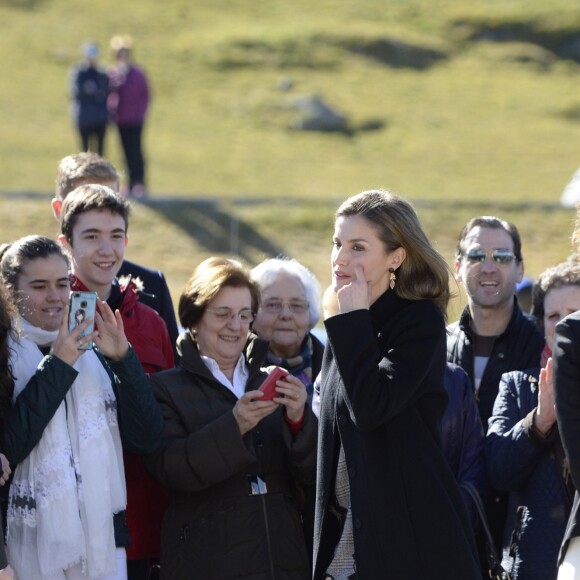 La reine Letizia d'Espagne participait le 1er mars 2017 à Avila à la clôture du congrès sur les femmes et les personnes handicapées.