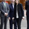 La reine Letizia d'Espagne arrive à la réunion du conseil consultatif de la fondation BBVA à Madrid, Espagne, le 28 février 2017.