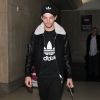 Louis Tomlinson arrive à l'aéroport de Los Angeles (LAX), le 27 Janvier 2017.