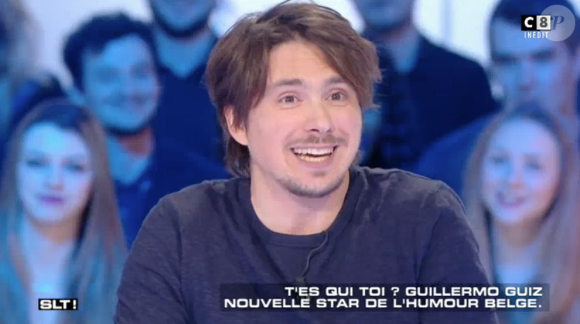 Guillermo Guiz, ex-compagnon de Tatiana Silva, dans "Salut les Terriens !" sur C8. Le 4 mars 2017.