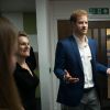 Le prince Harry visite Big White Wall, un service de santé mentale à Londres le 27 février 2017.