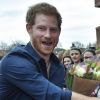 Le prince Harry au centre civique de Gateshead pour un colloque du projet Walking With the Wounded le 21 février 2017.