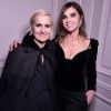 Maria Grazia Chiuri (Christian Dior) et Carine Roitfeld - Soirée de sortie du n°10 de CR Fashion Book et du partenariat du magazine et Hearst Magazine Digital Media au George V. Paris, le 4 mars 2017.