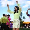 Adriana Lima au carnaval Veuve Clicquot à Miami Beach, le 4 mars 2017.