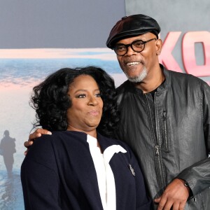 Samuel L. Jackson et sa femme Latanya Richardson à la première de 'Kong: Skull Island' au théâtre Dolby à Hollywood, le 8 mars 2017 © Chris Delmas/Bestimage